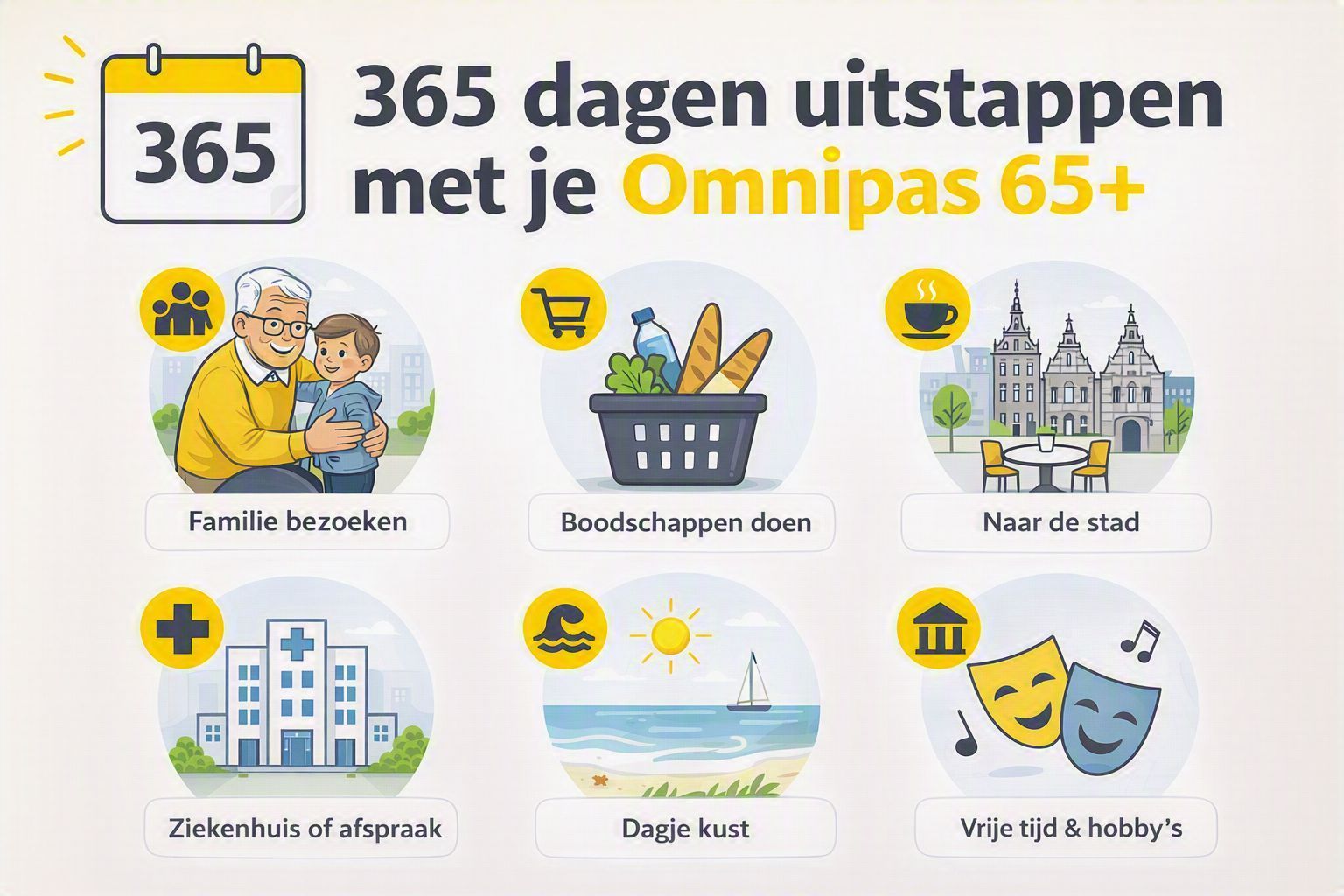 365 dagen uitstappen met je omnipas 65+
